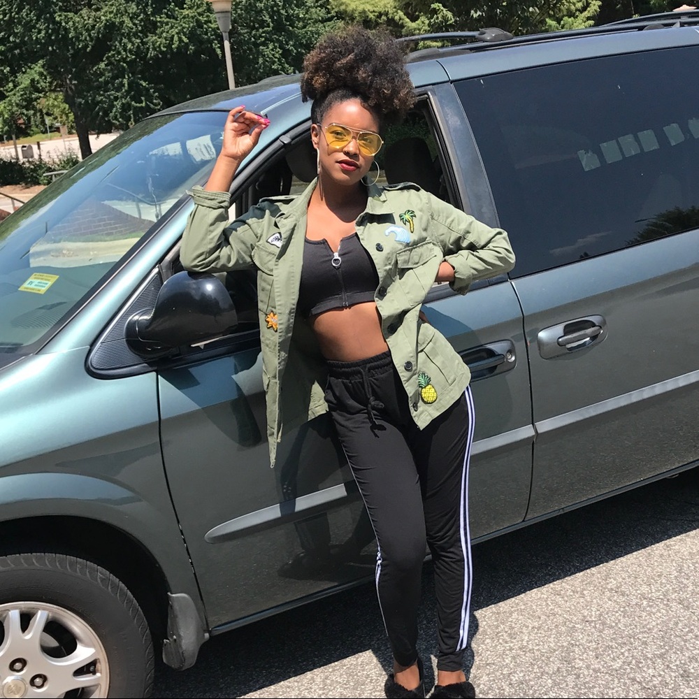 Utility Jacket w/ Cute Patches